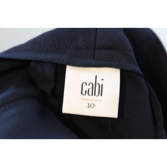 NWT Cabi Top Notch Trouser Pants 3202 Navy Women's Size 10 Long Tall H14662 - Picture 8 of 11